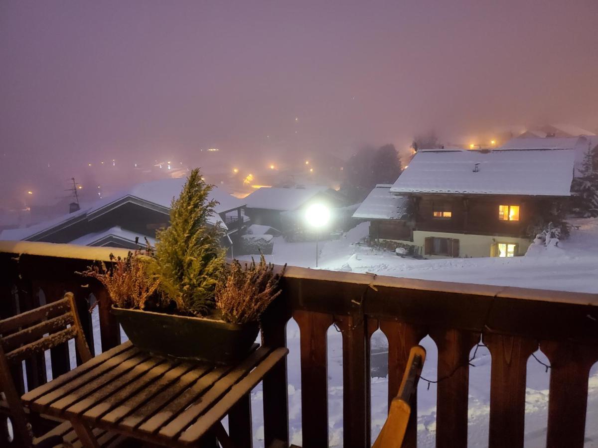 Studio Avec Petit Balcon Et Cheminee - Grand Massif Les Carroz d'Araches Ngoại thất bức ảnh